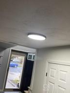img 1 attached to TALOYA 18W LED Flush Mount Ceiling Light, 5000K Daylight White 8.9 Inch Round, 2 Pack For Low Ceilings Bedroom Hallway Areas review by Raymond Vogel