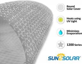 img 3 attached to 15-Foot Round Sun2Solar Solar Cover: Keep Your Pool Warm And Clean!