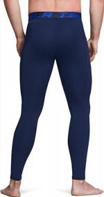 img 1 attached to Men'S Thermal Compression Pants: TSLA 1 Or 2 Pack For Sports, Running, And Winter Base Layer Bottoms - Athletic Leggings And Tights
