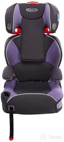 img 3 attached to 🍇 Graco Affix Highback Booster Seat with LATCH System: Grapeade - Safe and Secure Seating Solution for Kids