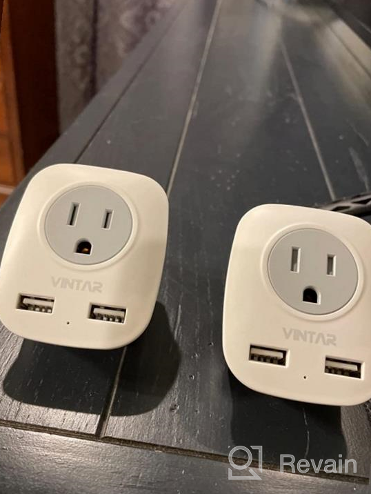 img 1 attached to Travel With Ease: Get A 3-Pack US To UK Plug Adapter With VINTAR International Power Adapter Including 2 USB Ports And 4 In 1 Outlet Adaptor For USA To British England Scotland Irish London Dubai! review by Brad Russell