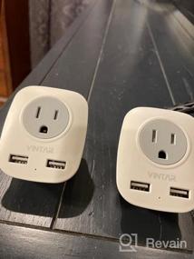 img 6 attached to Travel With Ease: Get A 3-Pack US To UK Plug Adapter With VINTAR International Power Adapter Including 2 USB Ports And 4 In 1 Outlet Adaptor For USA To British England Scotland Irish London Dubai!