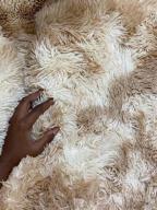 img 1 attached to Plush Grey Shaggy Area Rug 6X9 For Modern Indoor Decor, Extra Soft And Cozy Carpets For Bedroom, Living Room, And Kids' Rooms - Rainlin Fluffy Rugs review by Craig Rossman