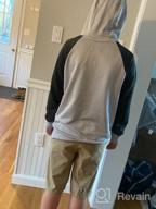 img 1 attached to 👕 Stylish and Comfortable: Hurley Birch Checkered Boys' Pullover Hoodie review by Jody Kashani
