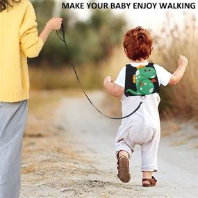 img 2 attached to 🎒 ELONGRIVER 3-in-1 Baby Toddler Leash: Anti Lost Wrist Link, Walking Safety Harness, Kid Leash Backpack
