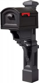 img 4 attached to Step2 Atherton Extra Large Mailbox And Post Kit: Onyx Black – Easy To Install, Ultra Durable & Low Maintenance!