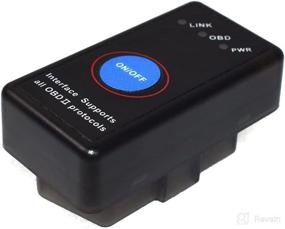 img 1 attached to 🚗 Xtruck Bluetooth OBD2 Scanner with Power Switch, CD, and Compatibility for iOS, Android, and Windows – Car OBD II Diagnostic Scan Tool for Check Engine Light, Code Reading