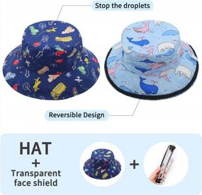 img 2 attached to Cool And Cute: Duoyeree Baby-Sun-Hat For Beach And Pool Fun - Animal-Themed Hats For Boys And Girls