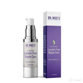 img 4 attached to Dr. Nice's Moisturizing Gel: Lanolin-Free Nipple Cream for Breastfeeding - Cooling Relief for Sore Nipples - Safe for Mom & Baby - (.34 Fl. Oz)