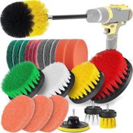 🧼 yihata drill brush set: 23-piece attachments for powerful cleaning on grout, tiles, sinks, bathtub, and more! logo