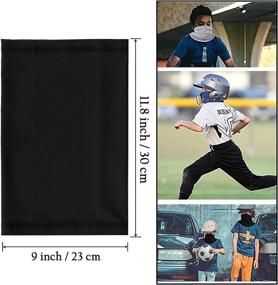 img 2 attached to Scarf Cooling Gaiter Breathable Bandana Girls' Accessories : Cold Weather