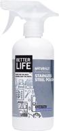 🌿 better life lavender and chamomile natural streak-free stainless steel polish - 16 oz (24185) logo