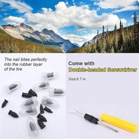 img 2 attached to CHAOMIC Repair Rubber Self Service Screwdriver Tools & Equipment for Tire & Wheel Tools