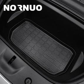 img 2 attached to 🔒 Durable All-Weather Trunk Mat for Tesla Model Y (2020-2022) – NORNUO Heavy-Duty Protection