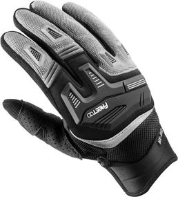 img 4 attached to 🏍️ 2022 FREETOO Dirt Bike Gloves - Mountain Bike Gloves with Knuckle Protection, Optimal Airflow and Anti-Slip MTB Gloves for Motocross, Sim Racing, ATV, BMX, MX - Touchscreen Compatible