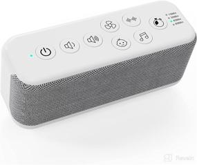 img 4 attached to 🔉 Portable Rechargeable White Noise Machine: 42 Soothing Sounds for Sleep, Home, Office, Baby, Kids - Rain Sound, Auto-Off Timer, Volume Control