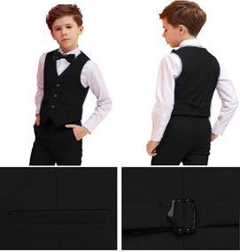 img 1 attached to Suits Formal Outfit Tuxedo Blazer Boys' Clothing ~ Suits & Sport Coats