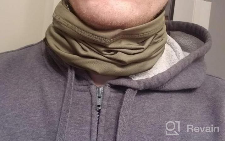 img 1 attached to Windproof Neck Gaiter Face Scarf Cover Dust-Proof Bandana Warmer Mask For Cooling review by Tim Shah