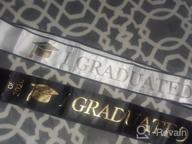 img 1 attached to Stylish Unisex Class Of 2022 Graduation Sash With Golden Glitter Lettering - Great As A Gift For Graduation Parties! review by Charles Mcneil