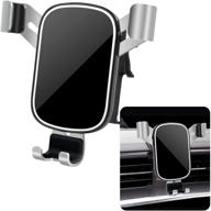 lunqin car phone holder for 2019-2020 audi a6 a7: secure & convenient mobile mount for big phones with case, ideal auto accessory for navigation & interior decoration! logo