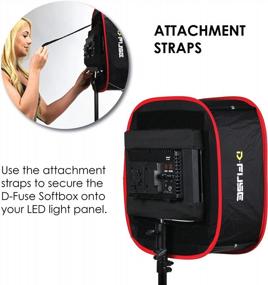 img 3 attached to Enhance Your Studio Photography With Kamerar 3-Piece Combo D-Fuse LED Light Panel Softbox