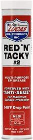 img 1 attached to 🔴 Lucas Oil 10005-30 Grease (30 Pack) - Red N Tacky Grease/30X1/14.0 Oz Cartridge