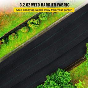 img 3 attached to Premium Heavy-Duty Weed Barrier Fabric For Effective Weed Control In Your Garden - Happybuy 6.5FTx330FT