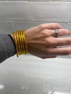 картинка 1 прикреплена к отзыву Блеск и сияние: набор браслетов из блестящего желе YBMYCM для женщин и девочек от Patrick Clifton