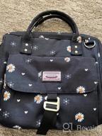 img 1 attached to Insulated Lunch Bag For Women - Large Flower Lunch Tote With Removable Shoulder Strap And Multiple Pockets - Perfect For Work, School, Picnics, Hiking And Beach Trips review by Kyle Gresham