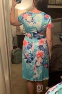 img 1 attached to Floral Chic: OUGES Women'S V-Neck Summer Dress With Pockets review by Ann George