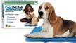 kathy ireland's cool pet pad: the original pressure activated dog cooling mat - safe and non-toxic - perfect for small dogs logo