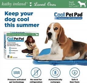 img 3 attached to Kathy Ireland'S Cool Pet Pad: The Original Pressure Activated Dog Cooling Mat - Safe And Non-Toxic - Perfect For Small Dogs