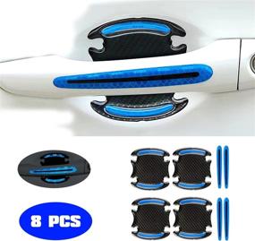 img 4 attached to 8Pcs Universal 3D Car Door Handle Paint Scratch Protector Car Care