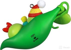 img 3 attached to 👶 Hallmark Keepsake Christmas Ornament, 2021 - Baby Makes Three Peas