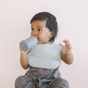 img 2 attached to 👶 Ava + Oliver Silicone Bib Set: Waterproof and Adjustable Bibs - Set of 2