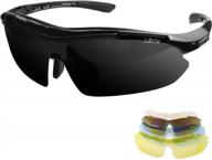 gear up for adventure with la dearchuu polarized sports sunglasses - perfect for baseball, fishing, running, cycling, golf, hiking, and driving logo