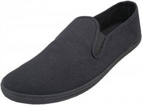 img 1 attached to Stylish And Comfortable Mens Canvas Lace-Up And Slip-On Sneaker Shoes For Casual Occasions