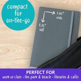 img 1 attached to Papercode Luxury Lined Journal Notebooks - 130 Perforated Pages, Soft Cover - Perfect For Work, Travel, College - Journal For Men And Women - 2 Pack Blue