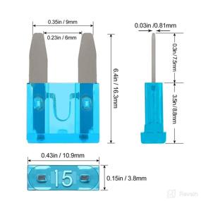 img 2 attached to JOREST 30Pcs Mini Car Fuse Kit - Mini Blade Fuses Automotive - Replacement Fuses Assortment Kit 🚗 for Car/RV/Truck/Motorcycle(2Amp 3A 5A 7.5A 10A 15A 20A 25A 30A 35A 40A): Ultimate Fuse Assortment for Your Vehicle!