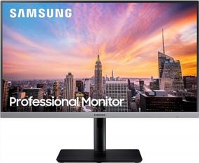 img 4 attached to Samsung S27R650FDN Business DisplayPort Monitor - 1920X1080P, 75Hz, Anti-Glare Coating, Frameless, Wall Mountable, Flicker-Free