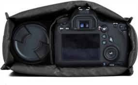 img 2 attached to ArcEnCiel Camera Insert Bag: Perfect Fit For All DSLR SLR Cameras - Black