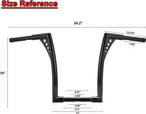 img 3 attached to WeiSen Hangers Handlebar Softail Sportster