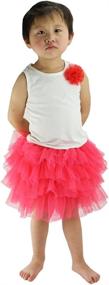 img 3 attached to 💜 Purple Chiffon Pettiskirt: Stunning Girls' Clothing at Skirts & Skorts by Wennikids