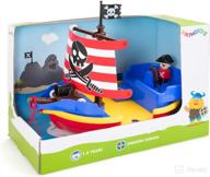 🏴 viking toys pirate ship: playset with figure, cannon | ages 12+ months logo