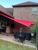 img 1 attached to TANG Sun Shades Depot 10' X 15' Rectanlge Waterproof Knitted Shade Sail Curved Edge Red 260 GSM U*V Block Shade Fabric Pergola Carport Canopy Replacement Awning Customize Available review by Polo Acri
