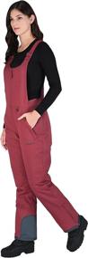 img 2 attached to Arctix Essential Insulated Overalls Regular Women's Clothing ~ Jumpsuits, Rompers & Overalls