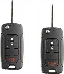 img 2 attached to Upgrade Your Jeep Renegade With 2X Remote Flip Key Fobs For Keyless Entry