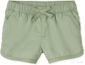 img 4 attached to Childrens Place Toddler Girls Shorts Apparel & Accessories Baby Boys better for Clothing