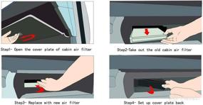 img 1 attached to Cabin Filter Replacement CF11811 KD45 61 J6X