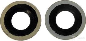 img 2 attached to 🔌 Dorman 097-021 1/2 Metal/Rubber Drain Plug Gasket, M12, So Compatible - 25 Pack